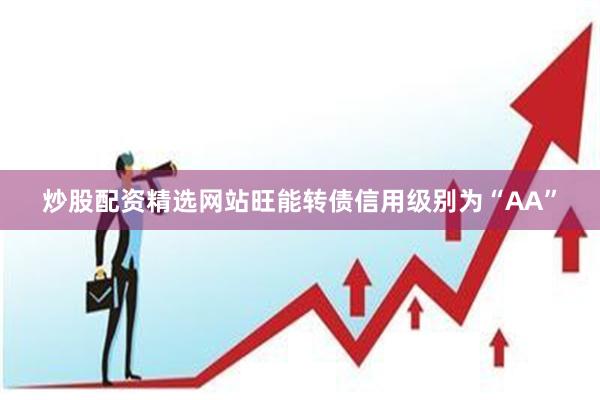 炒股配资精选网站旺能转债信用级别为“AA”