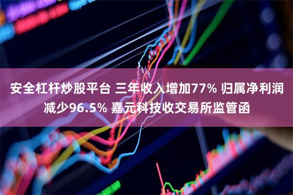 安全杠杆炒股平台 三年收入增加77% 归属净利润减少96.5% 嘉元科技收交易所监管函
