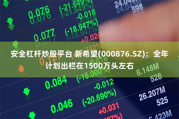 安全杠杆炒股平台 新希望(000876.SZ)：全年计划出栏在1500万头左右