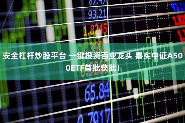 安全杠杆炒股平台 一键投资百业龙头 嘉实中证A500ETF首批获批！